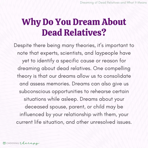 Common Symbolism In Dreams About Deceased Family Members