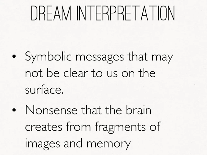 Interpreting The Symbolic Messages