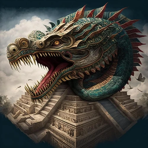 Quetzalcoatl, The Feathered Serpent