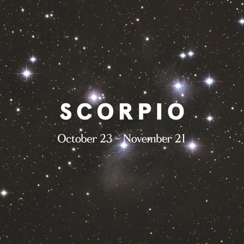 Scorpio (October 23 - November 21)