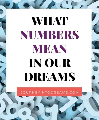 The Importance Of Numbers In Dreams