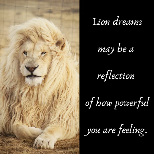 The Meaning Of Lion Dreams