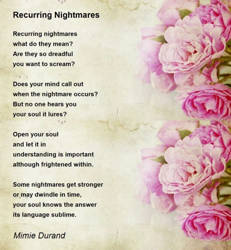 The Nature Of Recurring Nightmares