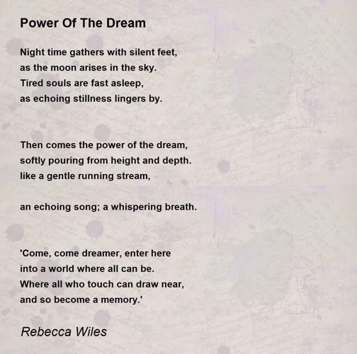 The Power Of Lyrics In Dreams