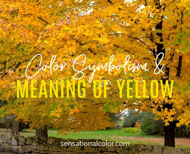 Yellow As A Symbolic Color